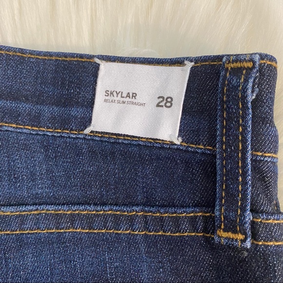 Hudson Skylar Relax Slim Straight Distroyed Jeans - Picture 3 of 5